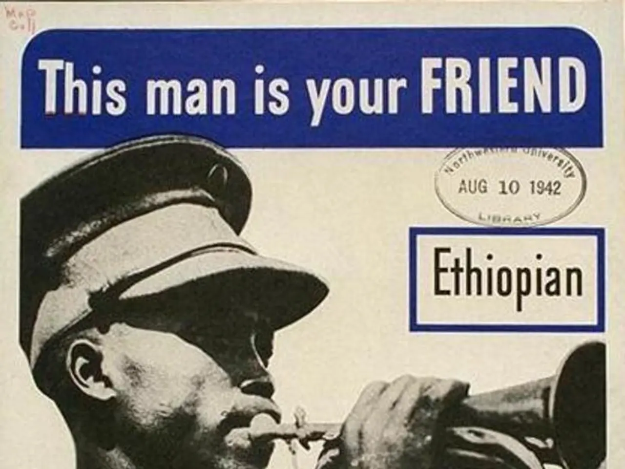 In this image, there is a poster, on that poster there is a man, at the top there is THIS MAN IS...