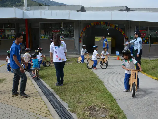 Workers begin working in the second stage of the project's progression