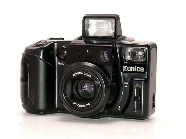 In this image there is a digital camera.